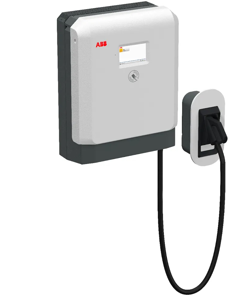 Зарядная станция ABB TWB CE 24 C 7T-7M-0-0, кабель 7 м (6AGC077816)